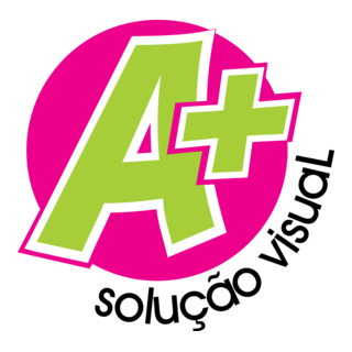 A+ Solução visual Logo PNG Vector
