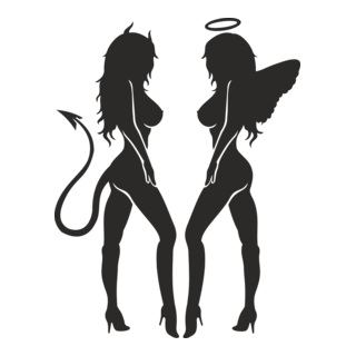 Anjinha + Diabinha Logo PNG Vector