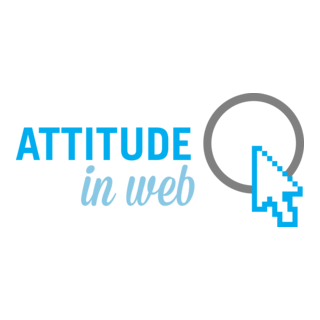Attitude in Web Logo PNG Vector