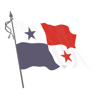 Bandera de Panamá Logo PNG Vector