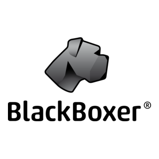 Black Boxer Logo PNG Vector