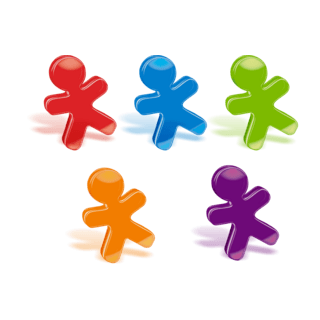 boneco vivo celulares Logo PNG Vector