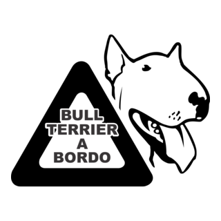 Bull Terrier a Bordo Logo PNG Vector