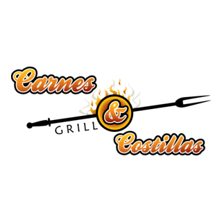 Carnes & Costillas Grill Logo PNG Vector