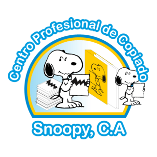 Centro de copiado profesional Snoopy Logo PNG Vector