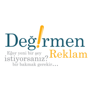 Degirmen Reklam Logo PNG Vector