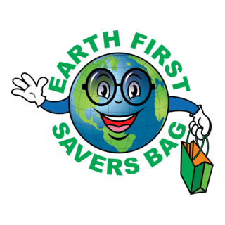 Earth First Savers Bag Logo PNG Vector