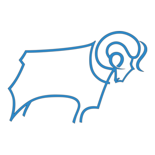 FC Derby County 80's Logo PNG Vector