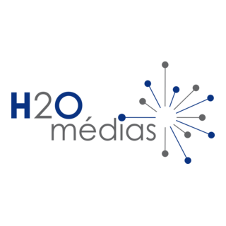 H2O Médias Logo PNG Vector