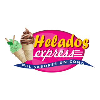 Helados express Logo PNG Vector