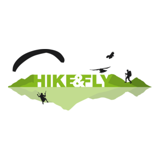 Hike-and-Fly Logo PNG Vector