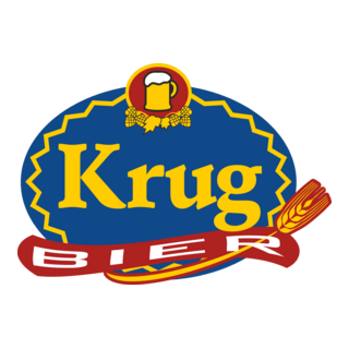 Krug Bier Logo PNG Vector