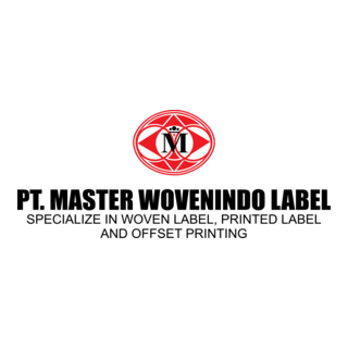 Master Wovenindo Label Logo PNG Vector