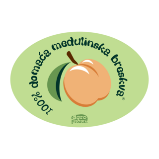 Medulinska breskva - Agroprodukt Logo PNG Vector