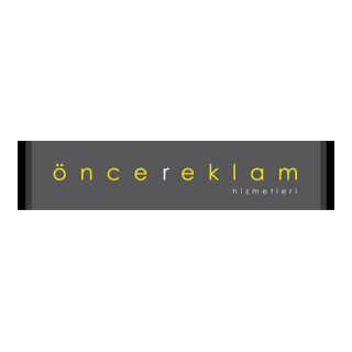 önce reklam Logo PNG Vector