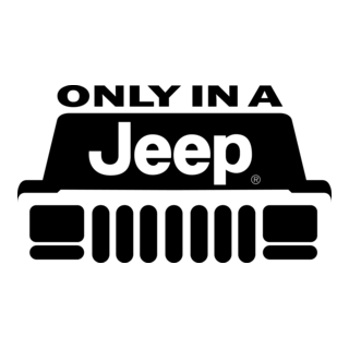 Only in a Jeep Logo PNG Vector
