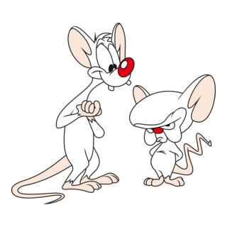 Pink and the Brain Logo PNG Vector