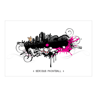 Ponto68 - Serious Paintball Logo PNG Vector