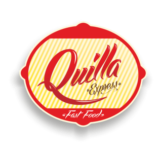 Quilla Express Fast Food Logo PNG Vector