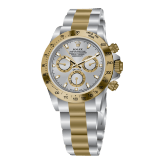 Rolex Daytona Watch Logo PNG Vector