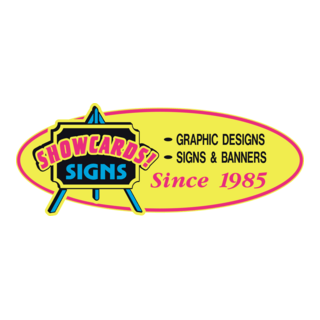Showcards! Signs Logo PNG Vector