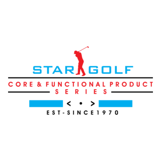 Star Golf Logo PNG Vector
