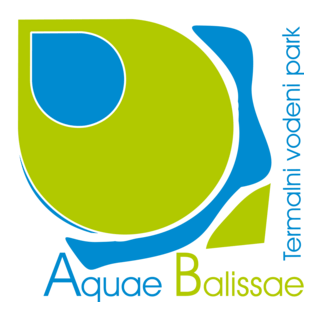 Termalni vodeni park Aquae Balissae Logo PNG Vector
