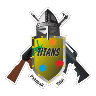 Titans Paintball Logo PNG Vector