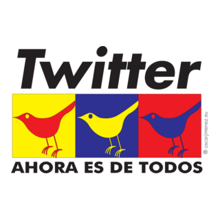 Twitter Ahora es de todos Logo PNG Vector