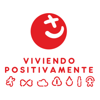Viviendo Positivamente Logo PNG Vector
