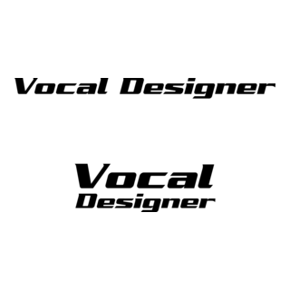 Vocal Designer Logo PNG Vector
