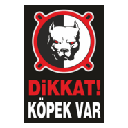 dikkat köpek var Logo PNG Vector