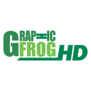 Graphic Frog HD Logo PNG Vector