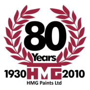 HMG Paints 80th Anniversary Logo PNG Vector