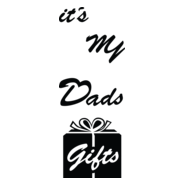 Its My Dads Gifts Logo PNG Vector