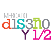 Mercado Diseño y 1/2 Logo PNG Vector