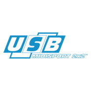 MidiSport 2x2 USB Logo PNG Vector