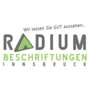 Radium Beschriftungen Logo PNG Vector