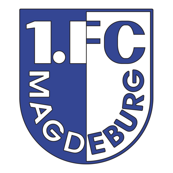 1 FC Magdeburg 1980's Logo PNG Vector