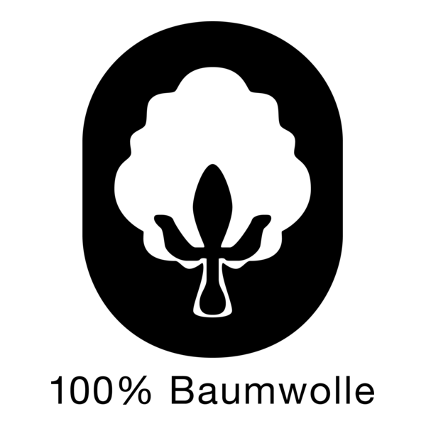 100% Baumwolle Logo PNG Vector