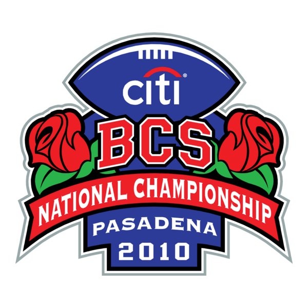 2010 Citi BCS National Championship Game Logo PNG Vector