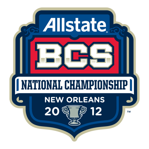 2012 AllState BCS National Championship Logo PNG Vector