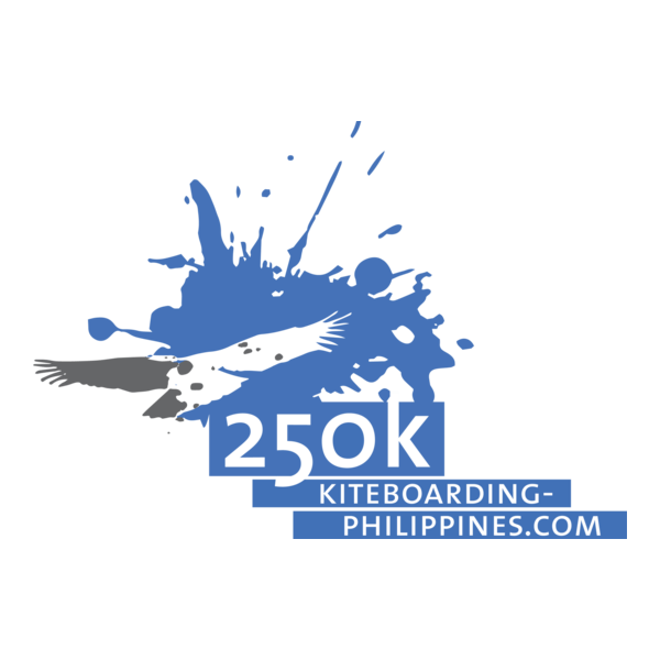 250k Kiteboarding Philippines Logo PNG Vector