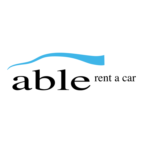Able Car Rent a Car Logo PNG Vector