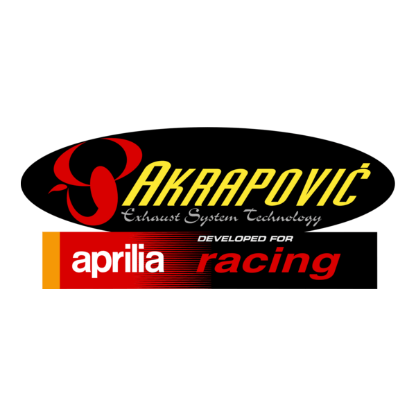 Akrapovic for Aprilia Racing Logo PNG Vector
