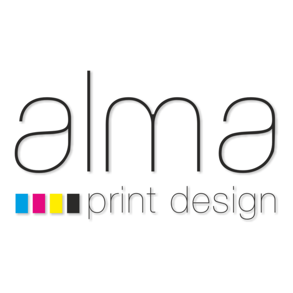 Alma Print Design Logo PNG Vector