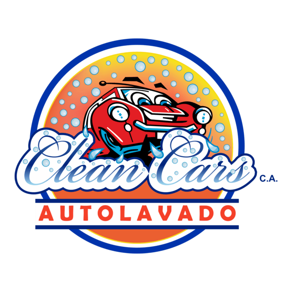 Autolavado Clean Cars Logo PNG Vector