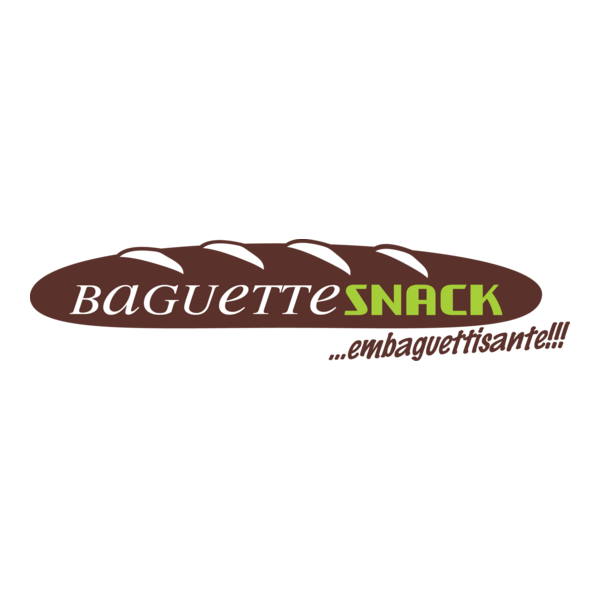 Baguette Snack Logo PNG Vector