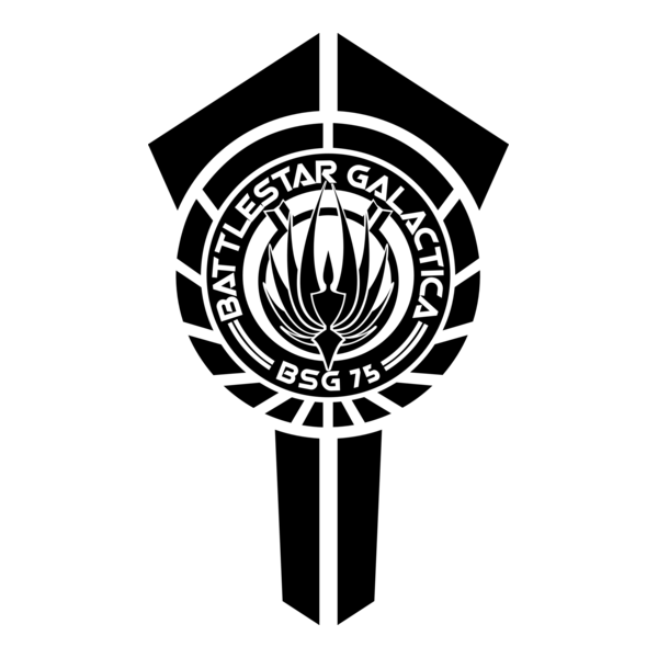 Battlestar Galactica Banner Logo PNG Vector