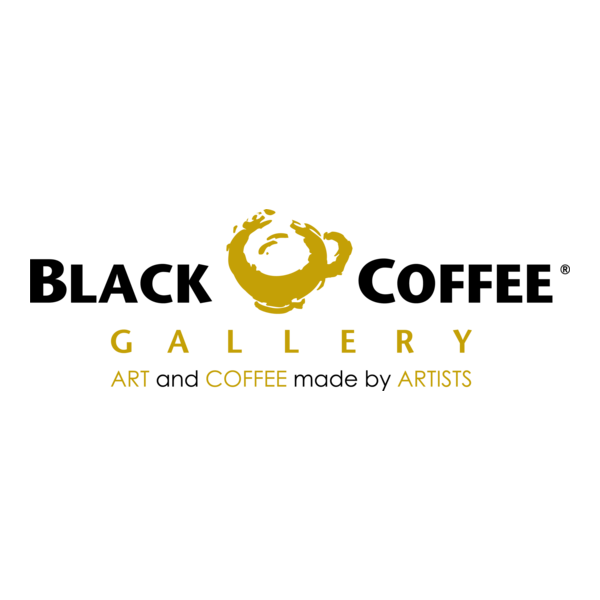 Black Coffee Gallery Logo PNG Vector
